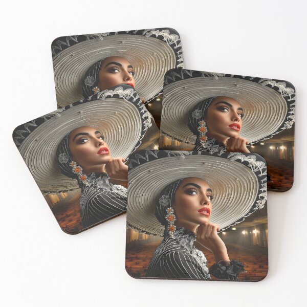 Item preview, Elegant Woman in Traditional Mexican Attire designed and sold by Artessie.