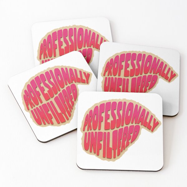 Item preview, Professionally Unfiltered Retro Paper Cutout Quote designed and sold by RDproject.