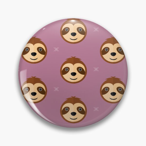 Item preview, Sloth heads on purple designed and sold by reneesillus.