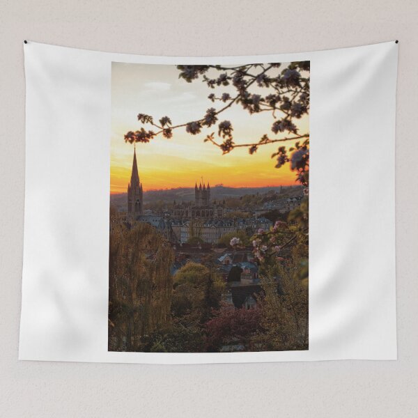 Item preview, Bath Cityscape Spring Sunset - the most beautiful view of Bath designed and sold by duncan1980uk.