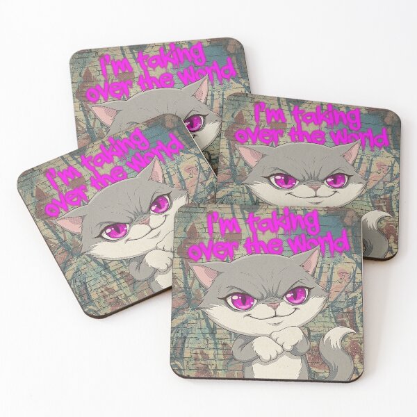 Item preview, Evil Street Cat Taking Over The World designed and sold by rygenr8.
