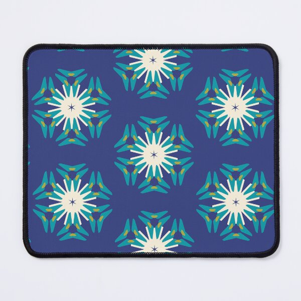 Item preview, Modern Star Flower Pattern Artwork 02 Color 01 designed and sold by Stefanie Boike.