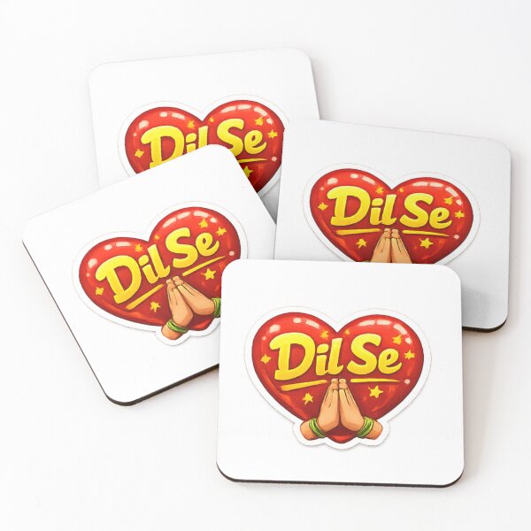 Item preview, Dil Se Sticker | Heart & Namaste Hands Design | Desi Love & Respect Vibes designed and sold by Jyotisima8929.