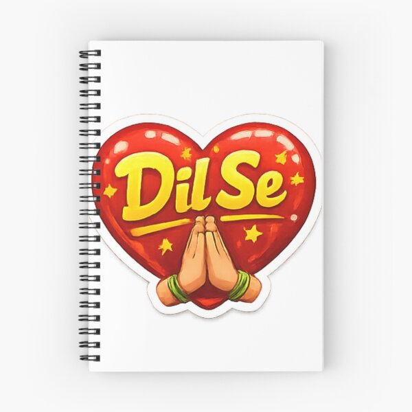 Item preview, Dil Se Sticker | Heart & Namaste Hands Design | Desi Love & Respect Vibes designed and sold by Jyotisima8929.