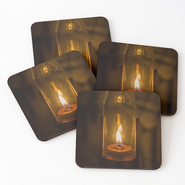 Item preview, Warm Candle Flame Inside Glass Lantern Casting Cozy Amber Light And Intimate Night Atmosphere designed and sold by Nmallia.