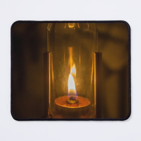 Item preview, Warm Candle Flame Inside Glass Lantern Casting Cozy Amber Light And Intimate Night Atmosphere designed and sold by Nmallia.