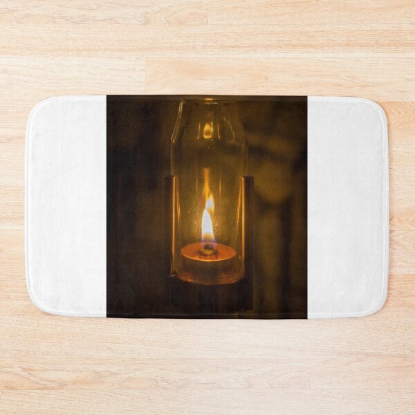 Item preview, Warm Candle Flame Inside Glass Lantern Casting Cozy Amber Light And Intimate Night Atmosphere designed and sold by Nmallia.