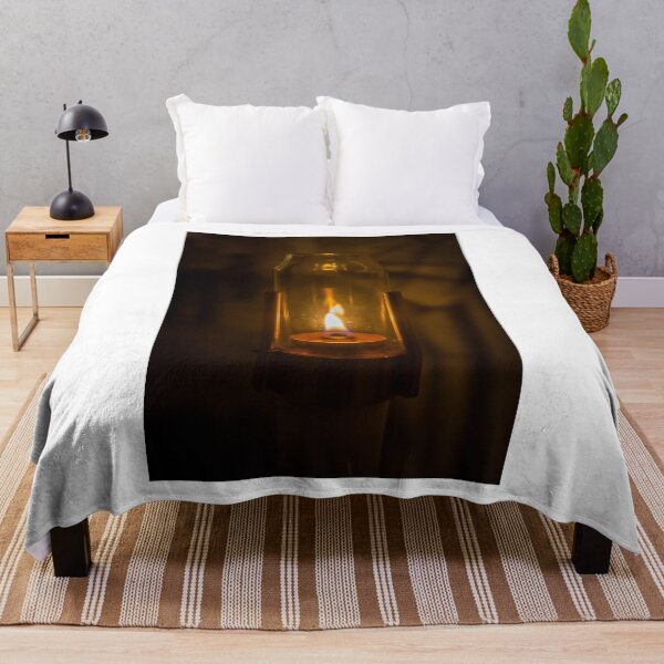 Item preview, Warm Candle Flame Inside Glass Lantern Casting Cozy Amber Light And Intimate Night Atmosphere designed and sold by Nmallia.
