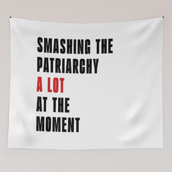 Item preview, Smashing the Patriarchy A Lot At the Moment | Taylor Swift Inspired designed and sold by CrochetBouquet.