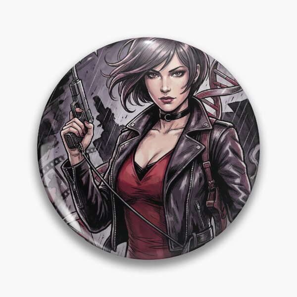 Item preview, Resident Evil Ada Wong Vaporwave Retro Synthwave Design designed and sold by Senpaiwaves.