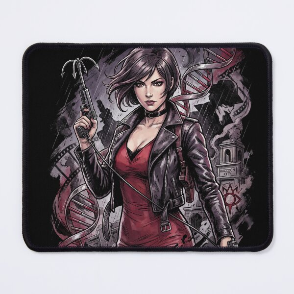 Item preview, Resident Evil Ada Wong Vaporwave Retro Synthwave Design designed and sold by Senpaiwaves.