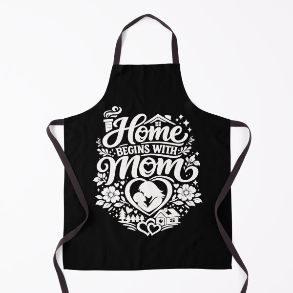 Item preview, Home Begins With Mom – Heartwarming Motherhood Quote | Mother’s Day Gift Design designed and sold by Teetreasure2.