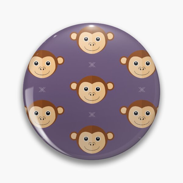 Item preview, Monkey heads on purple designed and sold by reneesillus.
