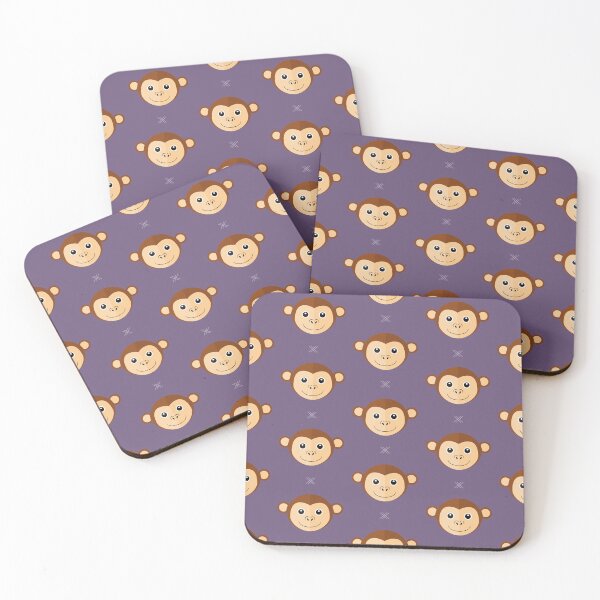Item preview, Monkey heads on purple designed and sold by reneesillus.