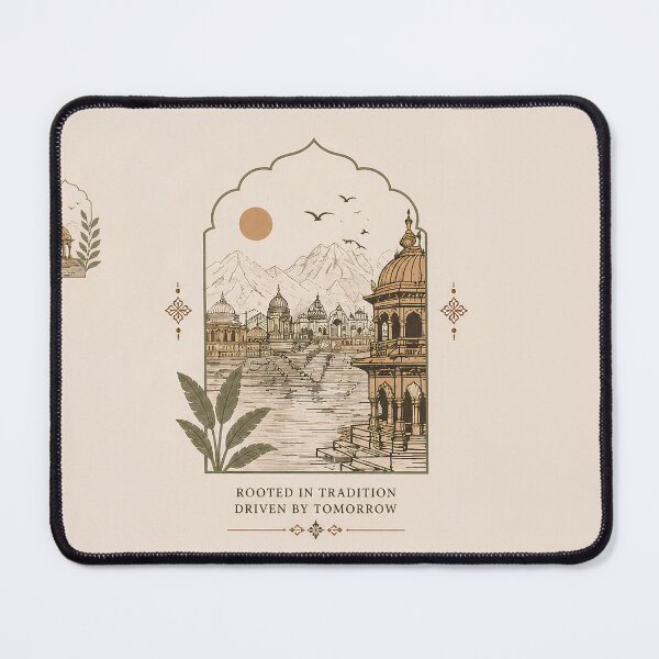 Item preview, Indian Heritage Architecture Vintage Illustration Art designed and sold by indoMOKSHA.