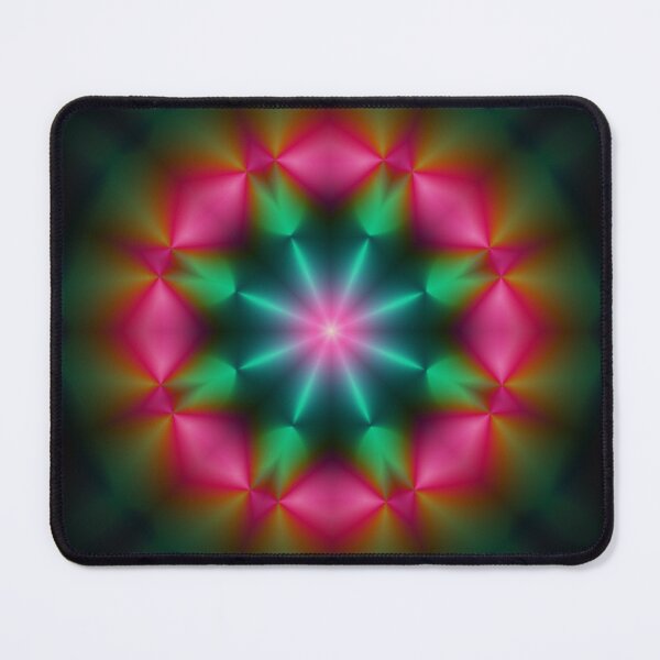 Item preview, Neon Floral Mandala Laptop Sleeve designed and sold by IntelliMindDesigns.
