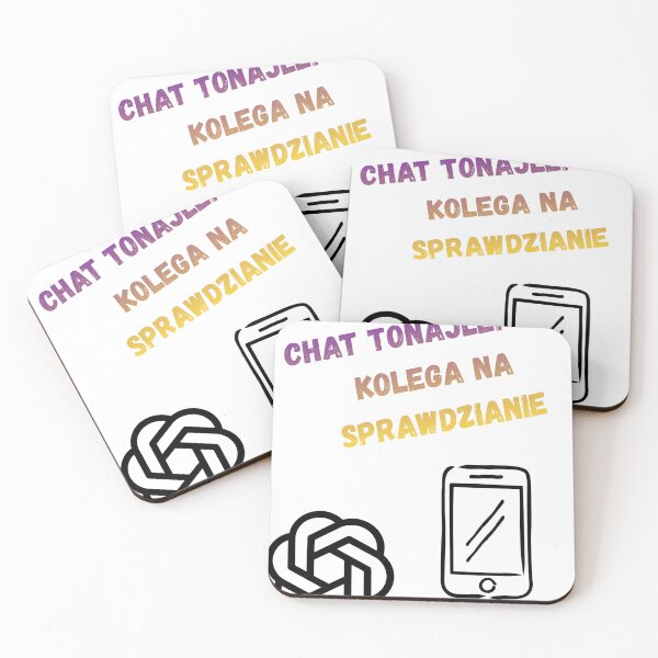 Item preview, Funny AI Chat Student Meme Polish Text Sprawdzian designed and sold by Ciuszkoland.