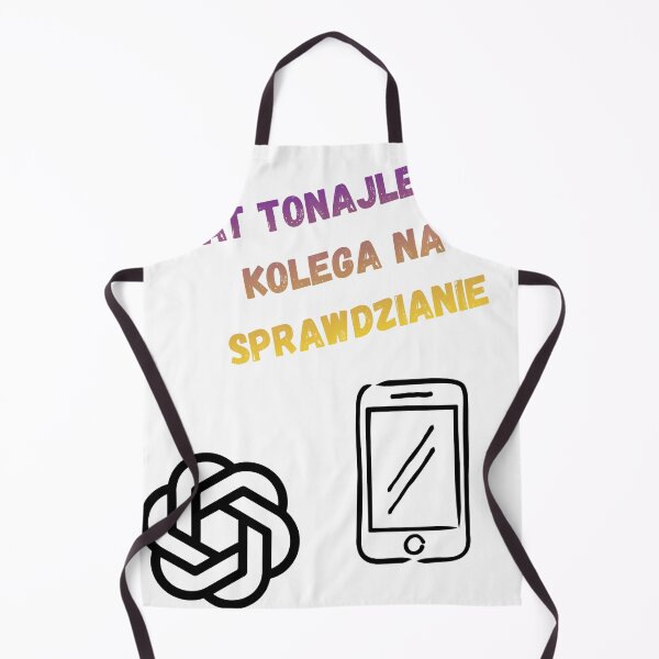 Item preview, Funny AI Chat Student Meme Polish Text Sprawdzian designed and sold by Ciuszkoland.