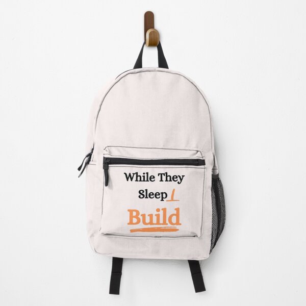 Item preview, While They Sleep I Build T-Shirt - Hustle Motivation Quote, Entrepreneur Mindset, Side Hustle Apparel designed and sold by Built After 5.