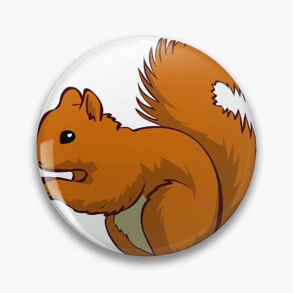 Item preview, Cute Fluffy Red Squirrel Cartoon Mascot Illustration designed and sold by Ciuszkoland.