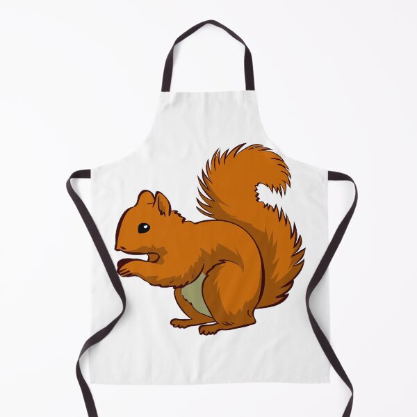 Item preview, Cute Fluffy Red Squirrel Cartoon Mascot Illustration designed and sold by Ciuszkoland.