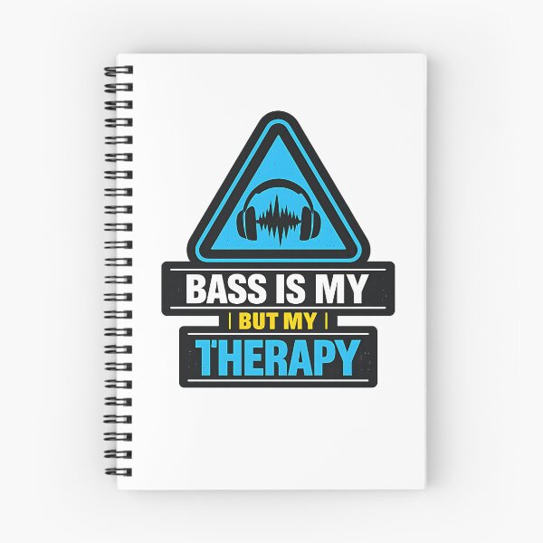Item preview, Bass Is My Therapy Warning designed and sold by  ZenRave Designs.