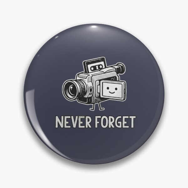 Item preview, Never Forget Vintage Camcorder Video Camera Filmmaker Memories Retro designed and sold by Covent Vaughn.