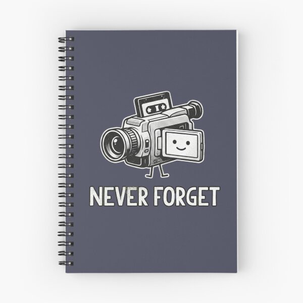 Item preview, Never Forget Vintage Camcorder Video Camera Filmmaker Memories Retro designed and sold by Covent Vaughn.