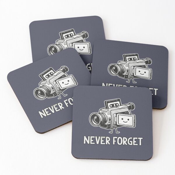 Item preview, Never Forget Vintage Camcorder Video Camera Filmmaker Memories Retro designed and sold by Covent Vaughn.