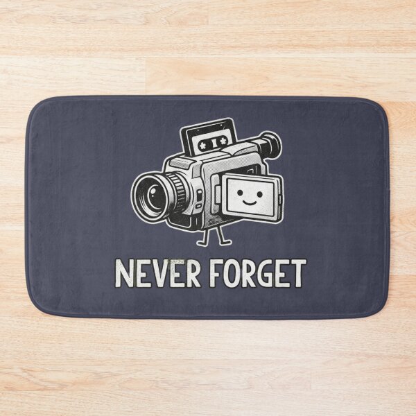 Item preview, Never Forget Vintage Camcorder Video Camera Filmmaker Memories Retro designed and sold by Covent Vaughn.