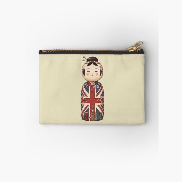 Artikelvorschau, Niedliche Union-Jack-Kokeshi-Puppe – Britische Heritage-Edition entworfen und verkauft von Kokeshidreams.
