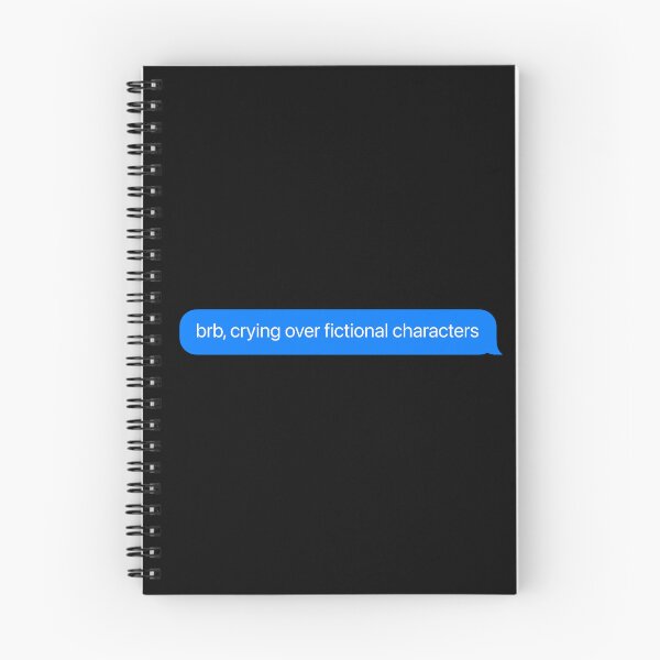 Item preview, Crying over fictional characters iMessage text bubble designed and sold by Ferne Reacts.