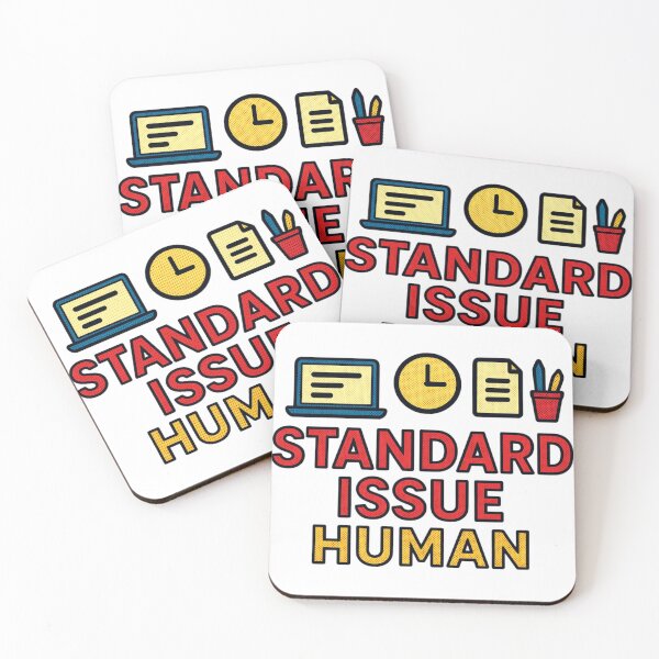 Item preview, Standard Issue Human Funny Retro Pop Art Office Design designed and sold by RDproject.