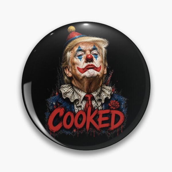Item preview, Cooked Clown Political Shirt | Satirical Streetwear Graphic Tee | Dark Humor Edgy Design designed and sold by ThreadTheory976.