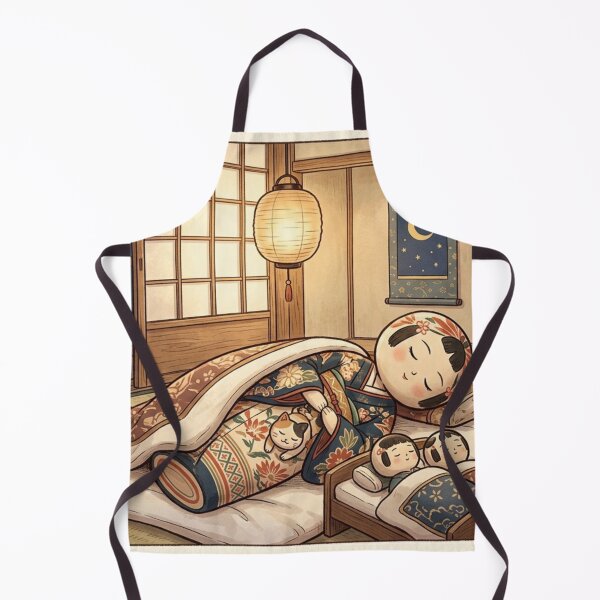 Item preview, Sweet Dreams Kokeshi: A Peaceful Night in Futon designed and sold by Kokeshidreams.