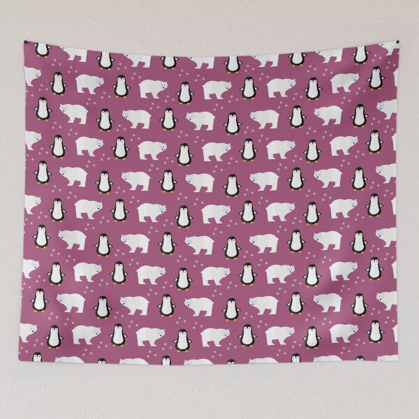Item preview, Arctic adventures on purple designed and sold by reneesillus.