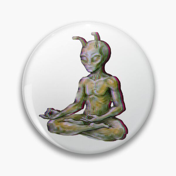 Item preview, Meditating Alien designed and sold by OtisHeya.