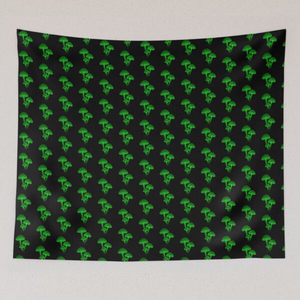 Item preview, Green Luminescent Mushrooms designed and sold by OtisHeya.