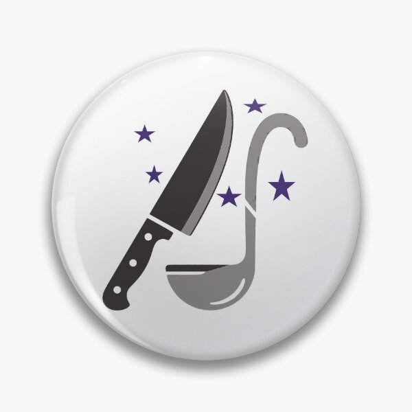 Item preview, Kitchen Magic Chef Knife and Ladle Culinary Art Sticker designed and sold by tineldesign.