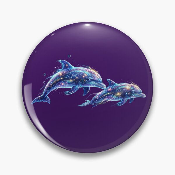 Item preview, Interdimensional Dolphins Galaxy Ocean Art  designed and sold by Laaltex.