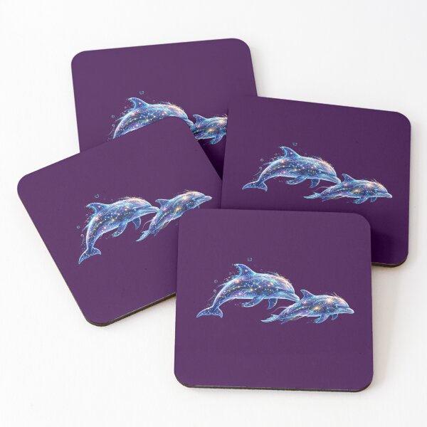 Item preview, Interdimensional Dolphins Galaxy Ocean Art  designed and sold by Laaltex.