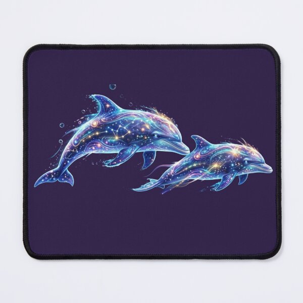 Item preview, Interdimensional Dolphins Galaxy Ocean Art  designed and sold by Laaltex.