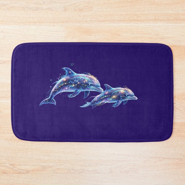 Item preview, Interdimensional Dolphins Galaxy Ocean Art  designed and sold by Laaltex.