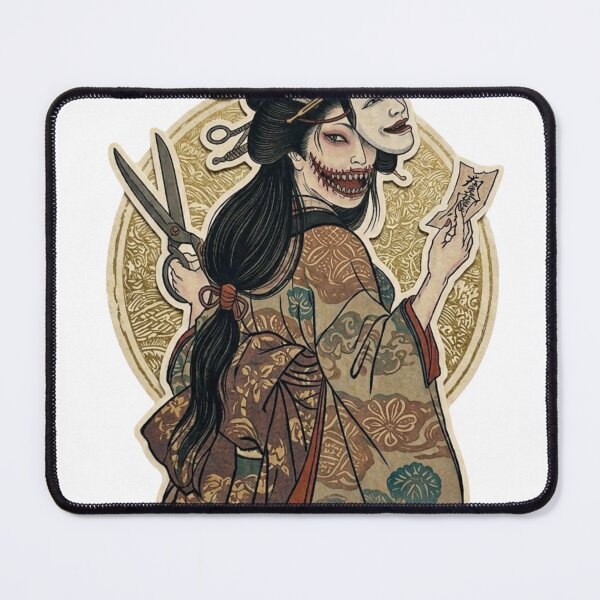 Item preview, Japanese Urban Legend: Kuchisake-onna (Slit-Mouthed Woman) designed and sold by Kokeshidreams.
