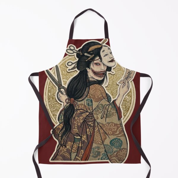 Item preview, Japanese Urban Legend: Kuchisake-onna (Slit-Mouthed Woman) designed and sold by Kokeshidreams.