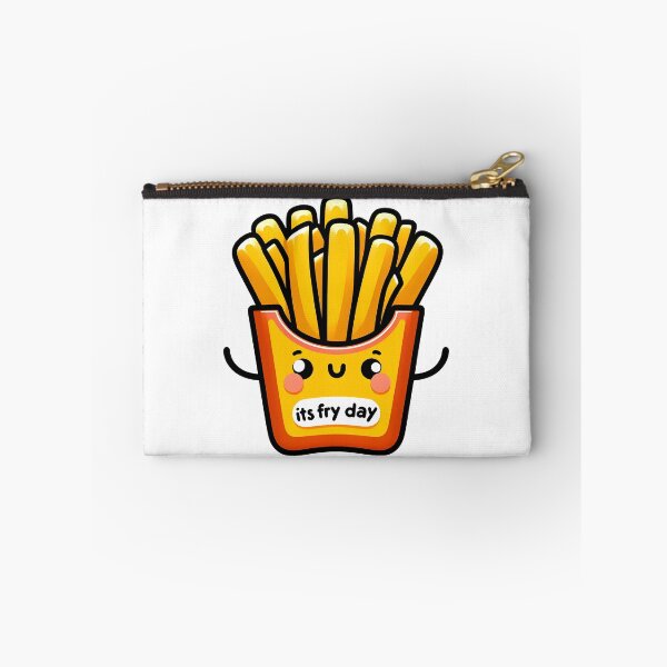 Item preview, It’s Fry Day – French Fries in Takeaway Box Funny Food Illustration designed and sold by BobaBunny76.
