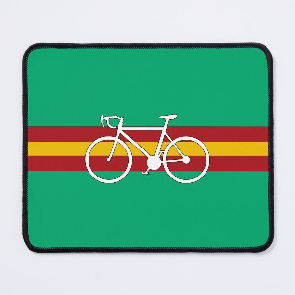 Item preview, spain cycling bike silhouette – vuelta a españa inspired mountain bike design with spanish flag colors designed and sold by rikyfreestyle.