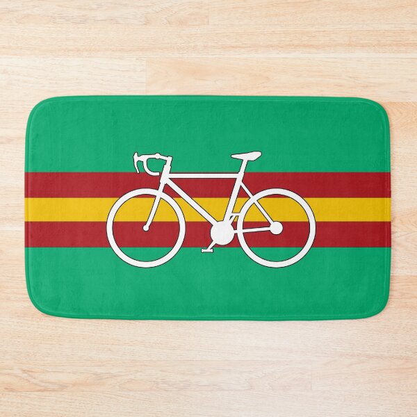 Item preview, spain cycling bike silhouette – vuelta a españa inspired mountain bike design with spanish flag colors designed and sold by rikyfreestyle.