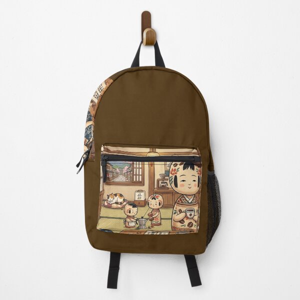 Item preview, The Kokeshi Coffee House: A Blend of Tradition and Aroma designed and sold by Kokeshidreams.