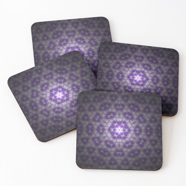 Item preview, Purple Kaleidoscope Mandala A-Line Dress designed and sold by IntelliMindDesigns.